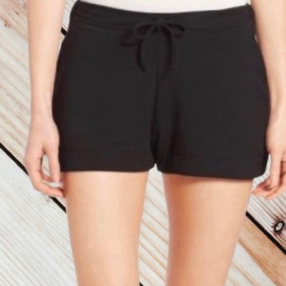 Saks Fifth Avenue Majestic Filatures Orange French Terry Shorts Size L New - Picture 6 of 6